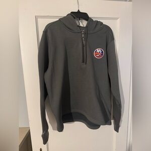 Gray NY Islanders Women’s Quarter Zip Size 2XL